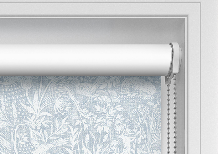 Folk Meadows, Soft Blue - Twist&Fit Roller Blind - Image 11